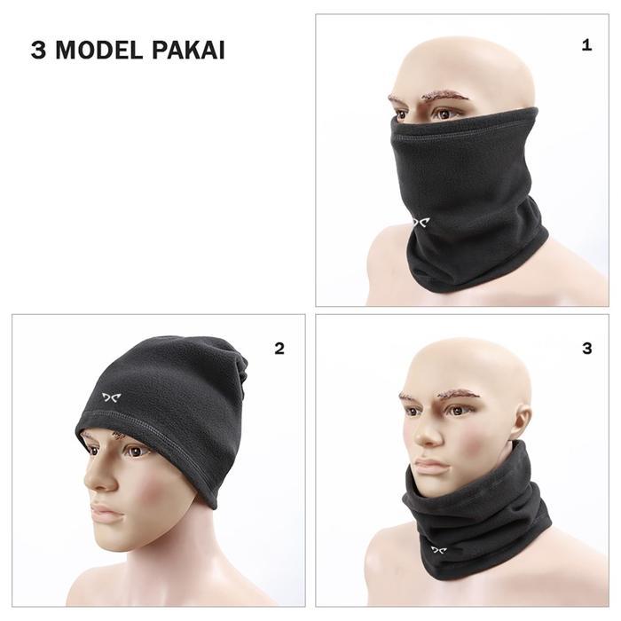 "New" Masker Polar Thermal Multifungsi Bandana Beanie Hat untuk Musim Dingin / Winter