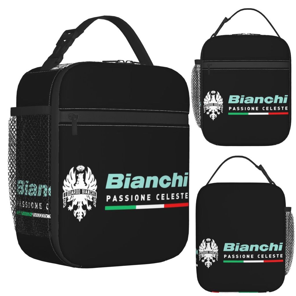 Bike Of B-Bianchi Bike Insulated Lunch Bag for School Picnic Storage Food Boxes Portable Container