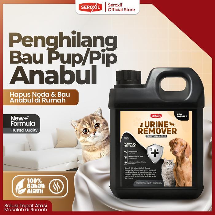 Seroxil URINE REMOVER Pembersih Penghilang Noda Urine Bekas Pipis Kandang Hewan Peliharaan Kucing &