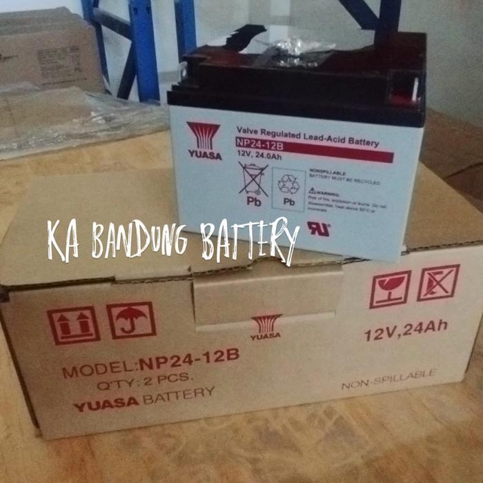 RA- Aki Kering Yuasa NP24-12 Baterai Yuasa 12v 24ah Yuasa vrla 12 v 24 ah