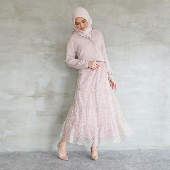 Long Tutu Skirt Athira Rok Panjang Wanita Muslim Hijab Friendly