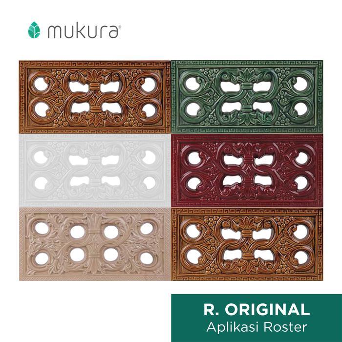 ROSTER LUBANG ANGIN KERAMIK MUKURA ORIGINAL 20 X 40 CM