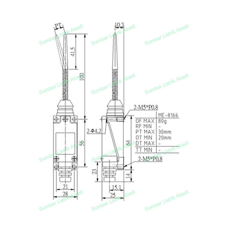 MOUJEN ME-8166 Limit Switch AZ - 8166 / ME - 8166
