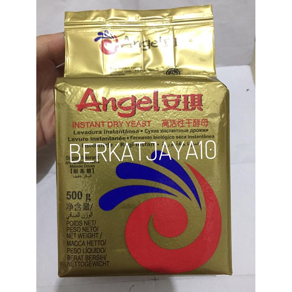 ANGEL GOLD 500 GRAM (EMAS) INSTANT DRY YEAST RAGI INSTAN HALAL MUI