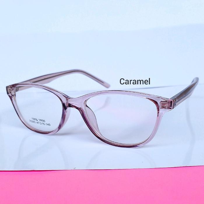 kacamata baca model wanita bisa custom lensa plus Perempuan Box