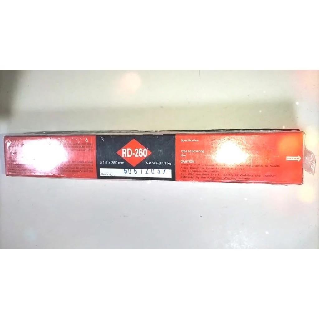 Kawat las besi RD-260 1,6mm Nikko Steel RD-260 1.6mm Elektroda Las 6013 1.6mm (1 Kg)