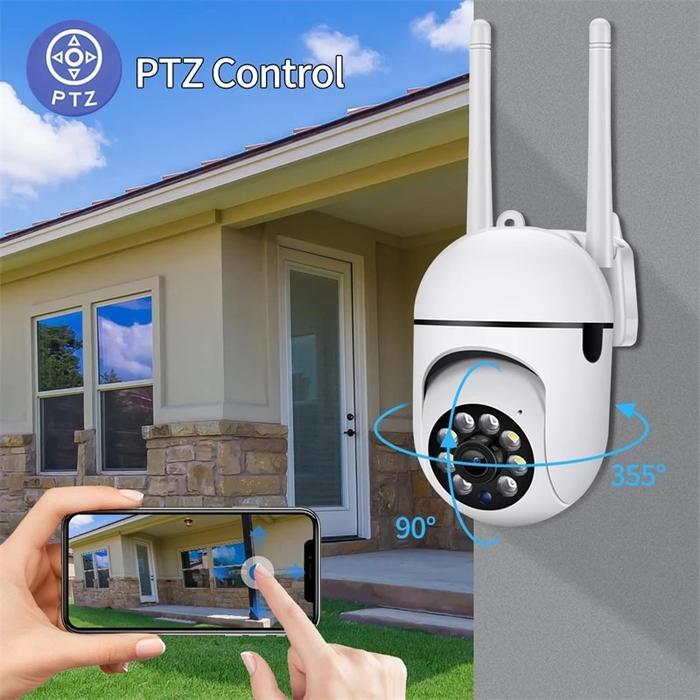 CCTV V380 PRO JARAK JAUH KAMERA CCTV E27-3 KAMERA WIFI NIRKABEL RUMAH