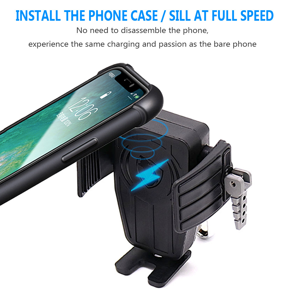 GOLD WING MOTORCYCLE WIRELESS CHARGING GPS PHONE HOLDER NAVIGATION BRACKET FOR HONDA GOLDWING GL