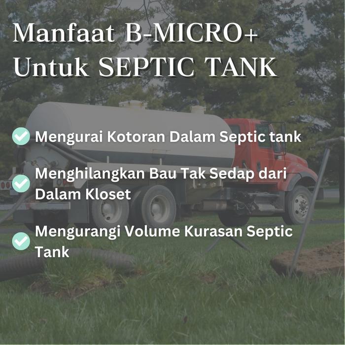 B-Micro+ Untuk Septic Tank, Pengurai Kotoran, Tinja, Dan Saluran Air