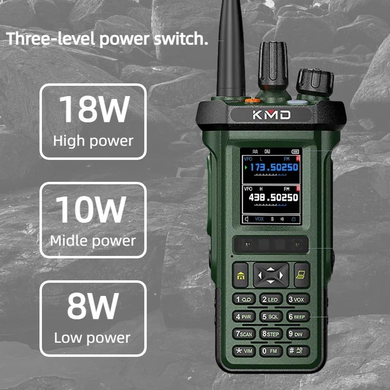 18W Ham Amateur Radio High Power Long Range Tranceiver Two Way Radio Communication Camping CB Radio