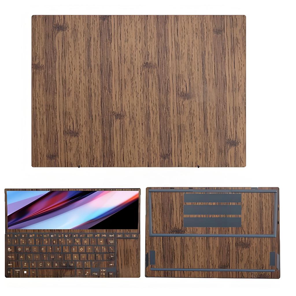 PU leather Cloth Stickers for ASUS ZenBook Pro Duo UX581 UX582 15.6" ZenBook Duo 14 UX481 UX482 14"