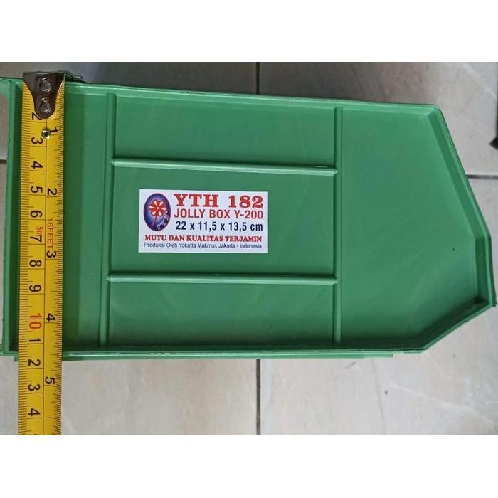 "New" RAUK BAUT HIJAU/KOTAK TEMPAT RAK PLASTIK BAUT STACKABLE/KOTAK MUR BAUT