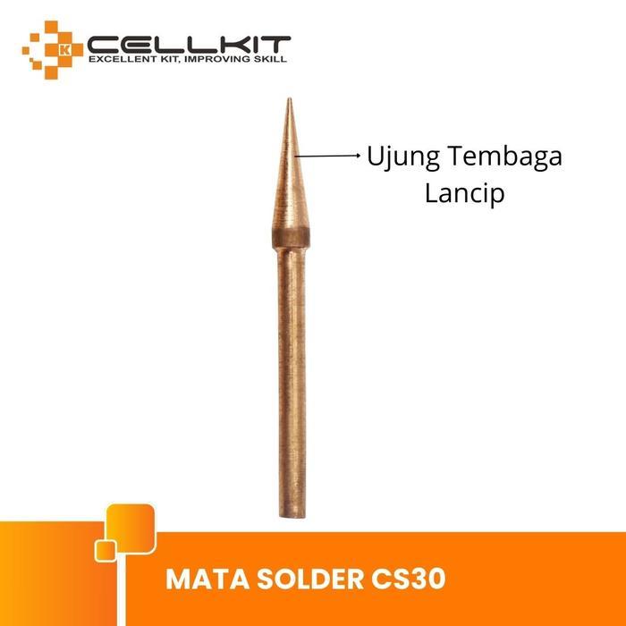CELLKIT Mata Solder CS30 / CS31 TEMBAGA Ujung Lancip