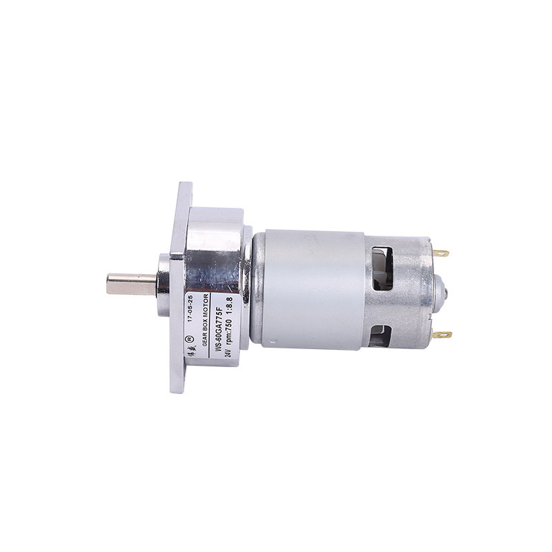 60GA775 DC gear motor 12V24V micro-gear speed motor 25W high torque DC motor