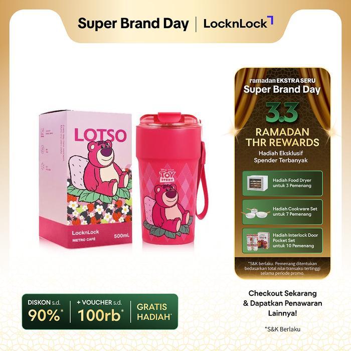 Locknlock Exclusive Metro Cafe Tumbler - Disney Pixar Toy Story - Lotso Edition