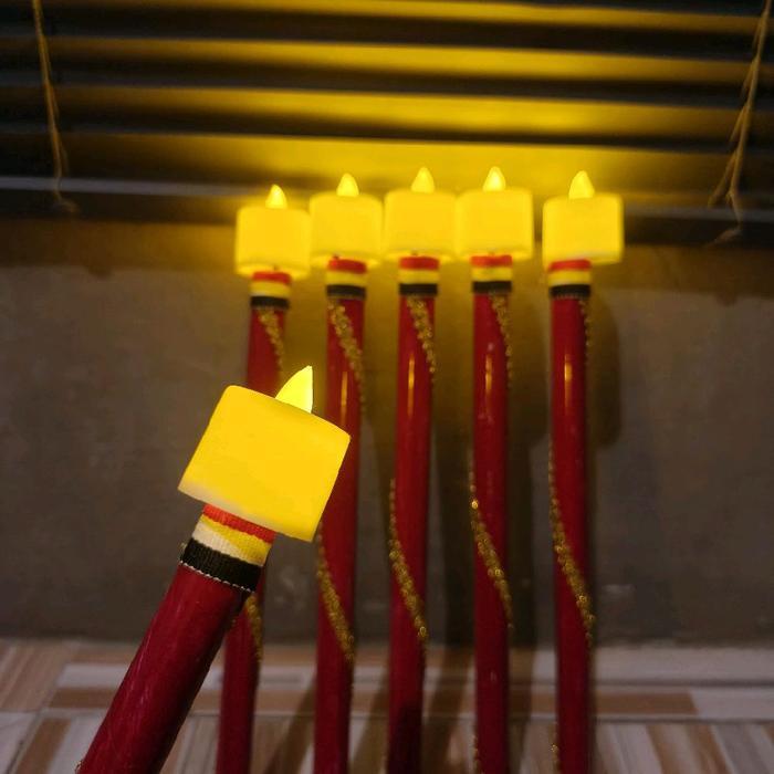 ORIGINAL Lampu Obor Elektrik/Pawai Obor Malam Takbiran / Oncor / Pawai Obor Kemerdekaan/Pawai Obor