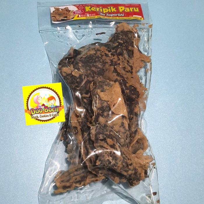 KERIPIK PARU SAPI ASLI KLATEN 500 GRAM - DUO BOCIL SNACK