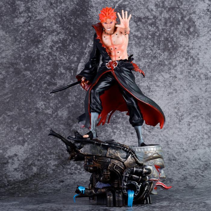 Action Figure Naruto Yahiko Pain Battle Damage Akatsuki By CW Studio