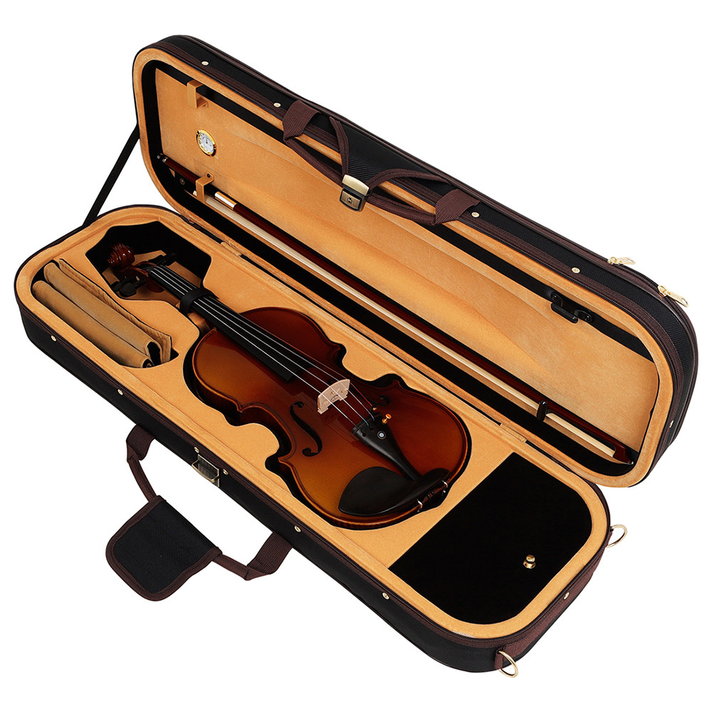 Astonvilla 4/4 Acoustic Violin Handmade Spruce Wood Violin Kits with Case & Bow Beginners