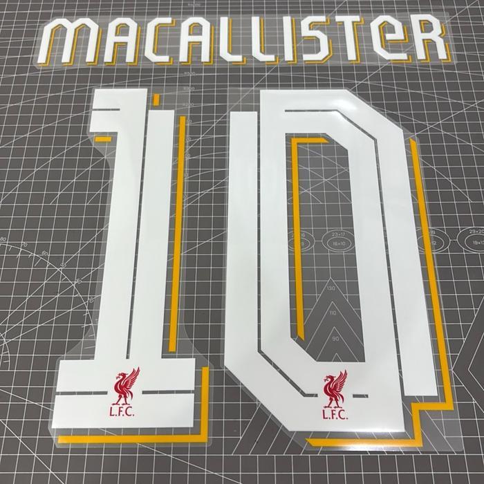 Nameset liverpool home 24/26 cup version mac allister original quality