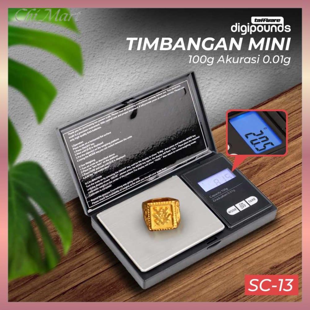 Taffware Timbangan Emas Mini Digital Multifungsi 0.01G - Sc-13 / Vsw0083