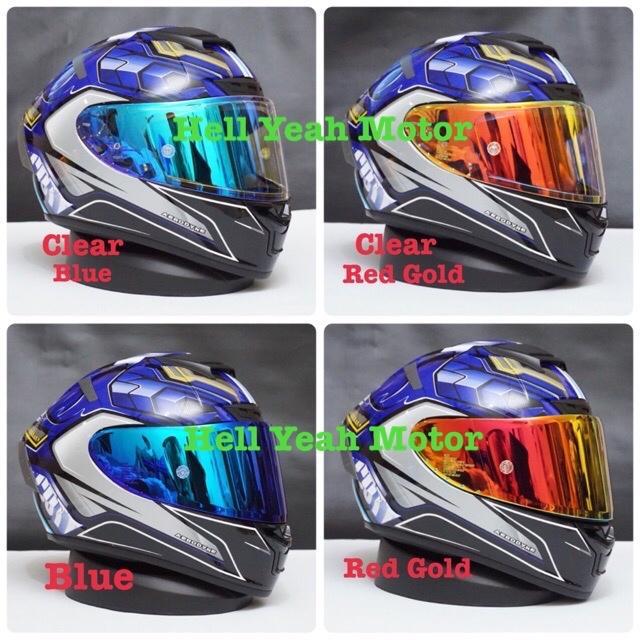 Visor Scott Rx 7 Visor Iridium Scott Rx7 Red Gold Blue Clear Revo