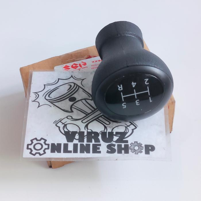 Knop Knob Perseneling Transmisi Suzuki Karimun Wagon R Oval Hitam
