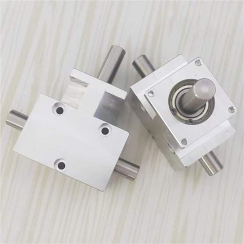 Y51A-Helical Bevel Gear Shaft 1:1 12Mm Codirectional Double Output Shaft 90 Degree Differential