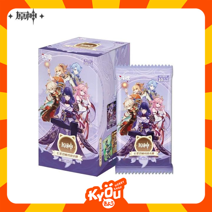 [isi 18 Booster Pack] Genshin Impact Genius Invocation TCG Booster Box Vol. 3