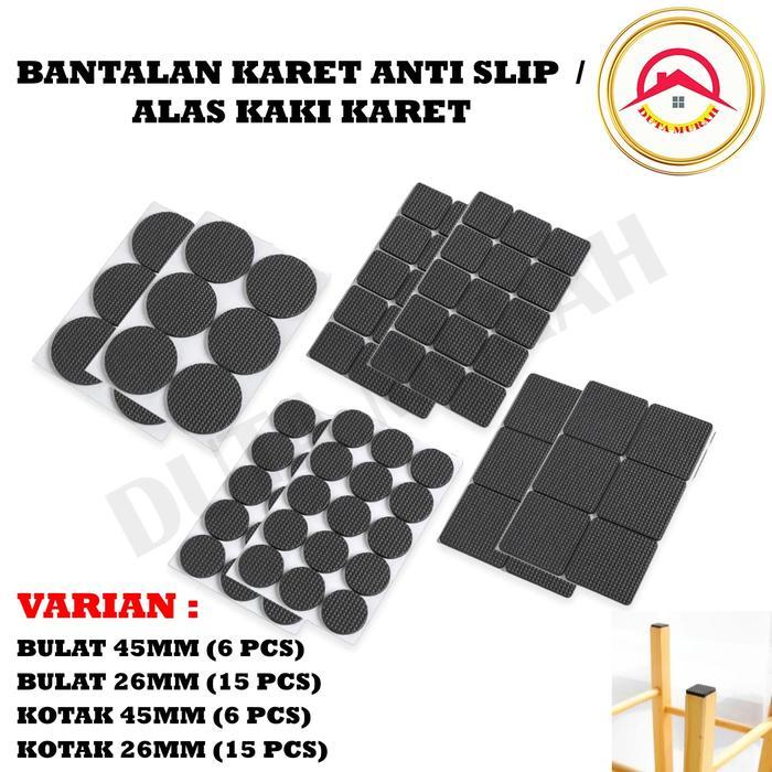 Karet Alas Kaki Meja Kursi Funiture Anti Slip / Bantalan Karet Anti Slip Licin Meja Kursi