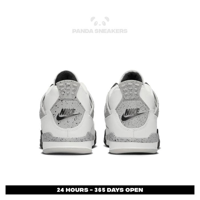 Sepatu Air Jordan 4 Retro White Cement SneakersAuthentic Siap kirim