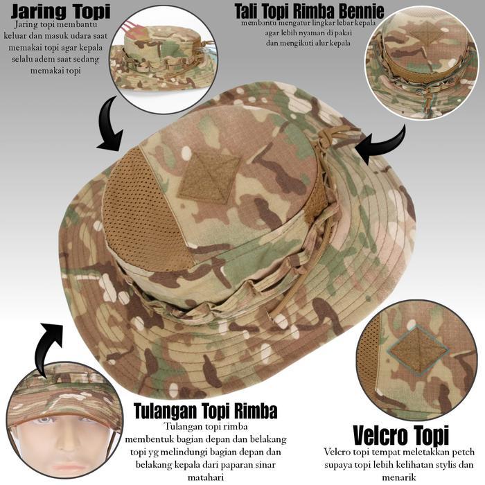 [TOPI RIMBA NEW] Topi Rimba Pria Topi Pria outdoor Naik Gunung Topi Pashion Pria Topi Rimba Mode
