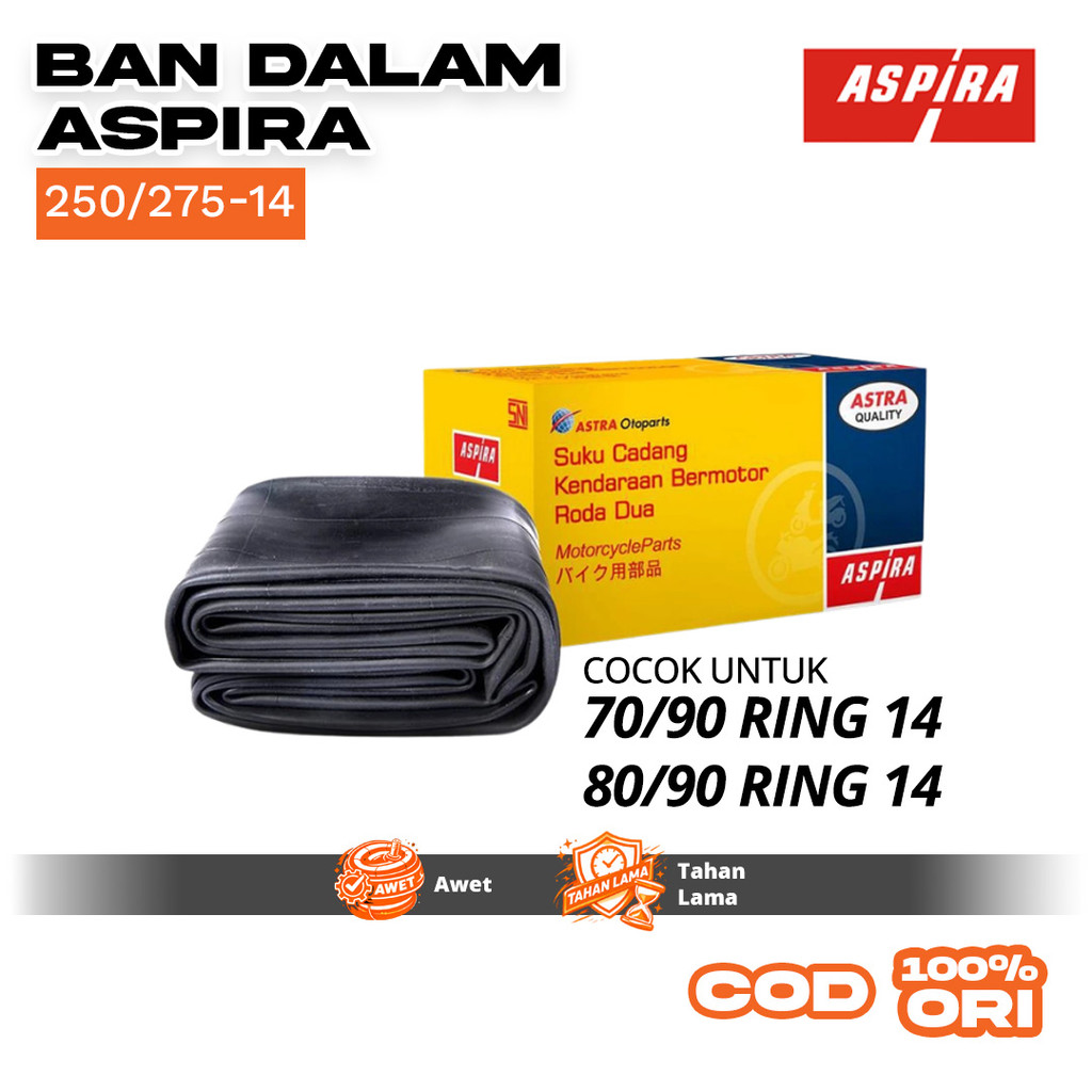 Ban Dalam ASPIRA Ban Dalam 250/275 Ring 14