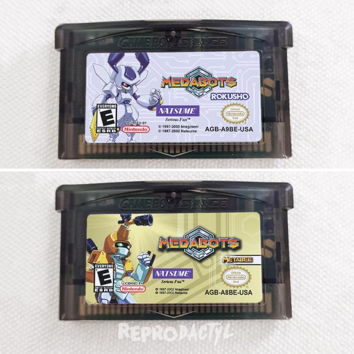 Kaset Medabots Metabee Nintendo Gameboy Advance Gba SP Metabot Game Boy Cartridge Medabot