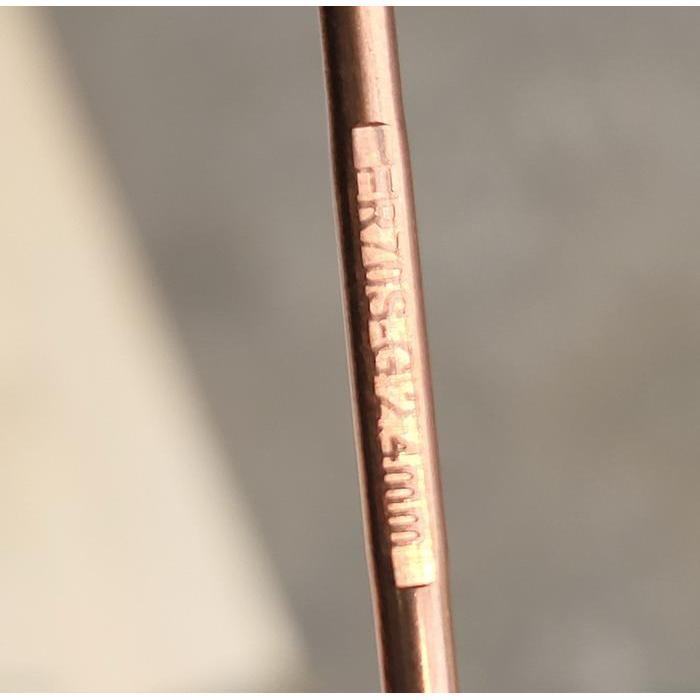 Kawat Las Argon Tig Besi Tgs50 2.4 Mm 1 Kg Roha Er 70 Tgs 50