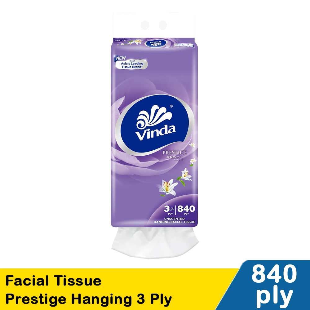 VINDA FACIAL TISSUE PRESTIGE HANGING VINDA 840PLY ID