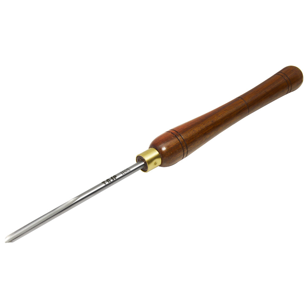 6.35Mm HSS Spindle Gouge Woodturning Pahat Kayu Mengubah Alat dengan Pegangan Walnut Bubut Aksesoris