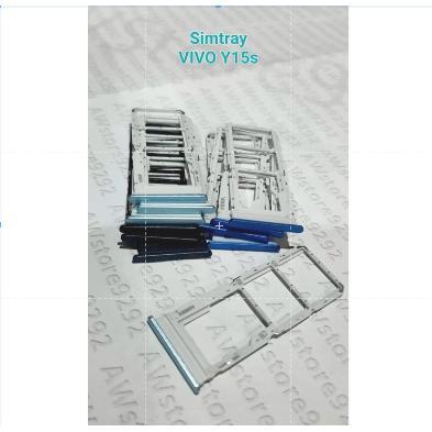 SLOT TEMPAT DUDUKAN KARTU SIMTRAY SIM TRAY SIMCARD VIVO Y15S