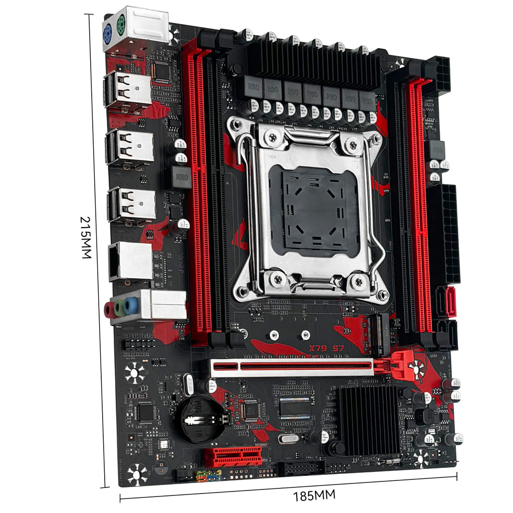 MACHINIST X79 S7 Motherboard Support Intel Xeon E5 v1&v2 LGA 2011 CPU Processor DDR3 REG ECC RAM