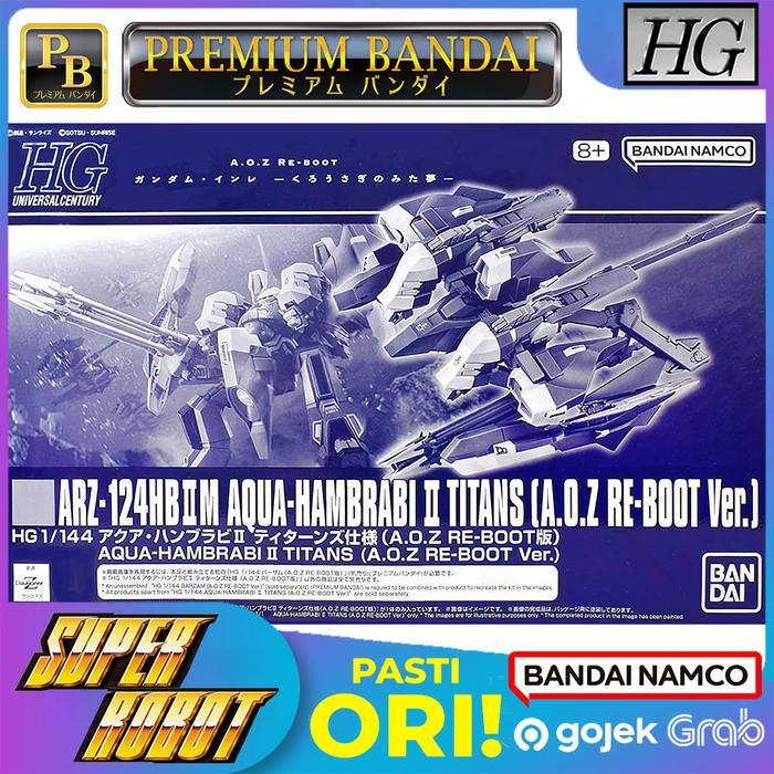 BANDAI HG Aqua Hambrabi II Titans AOZ RE-BOOT Ver - HGUC P-BANDAI Limited