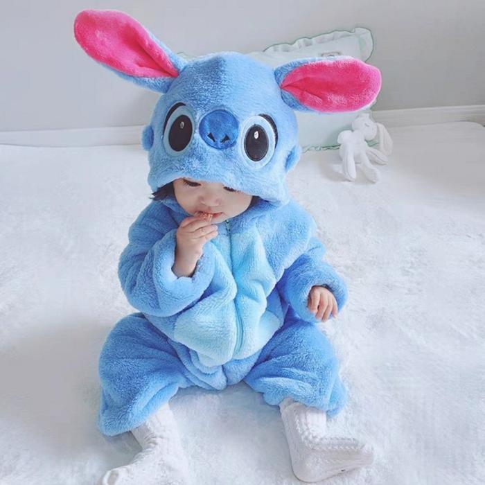 Baju Tidur Kostum Anak Balita Kigurumi Stitch Onesies Animal Toddler