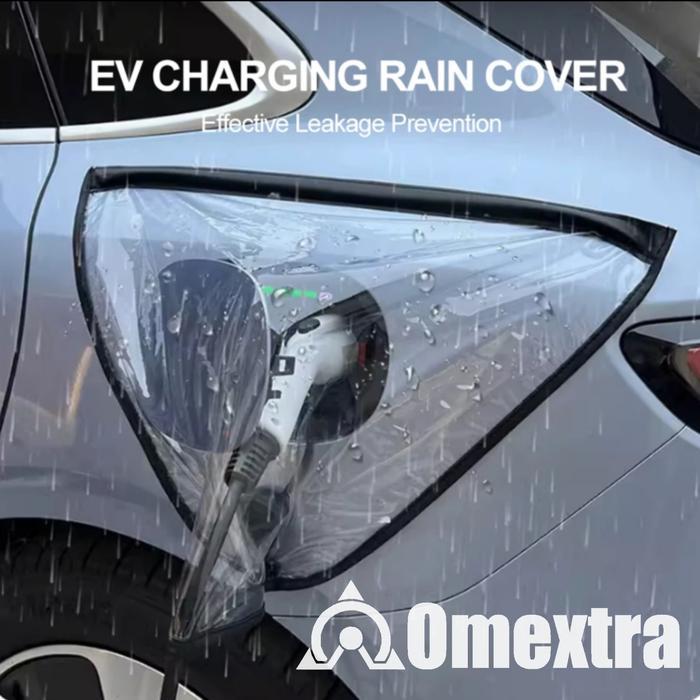 Magnetic EV Charger Cover Omextra Pelindung Charger Mobil Listrik EV