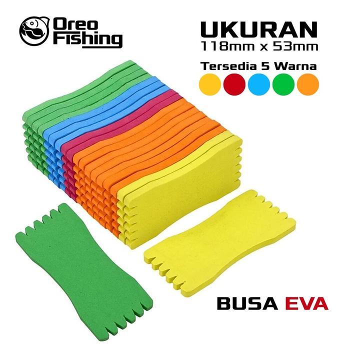 Tempat Gulungan Senar dan Kail Pancing Bahan Busa Eva Super Ringan dan Tahan Lama