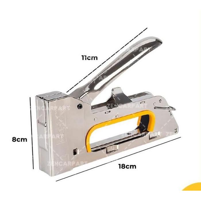 "New" STAPLES TEMBAK Alat Stapler Tembak Guntacker Jepretan Jok Kulit Motor