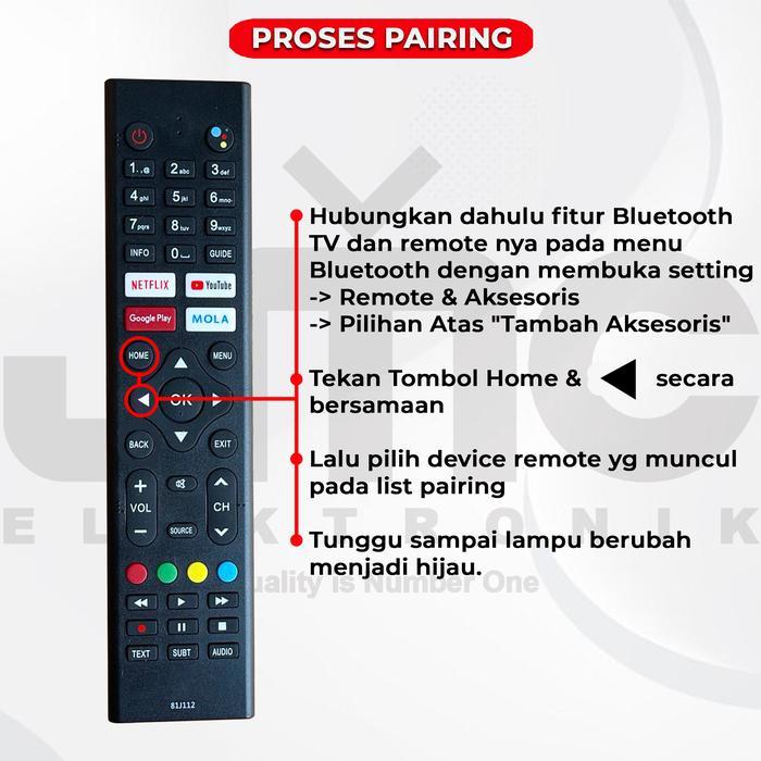 N3W Voice / non Voice Remote Remot TV Smart 81J112 81J194 81J273 81J960