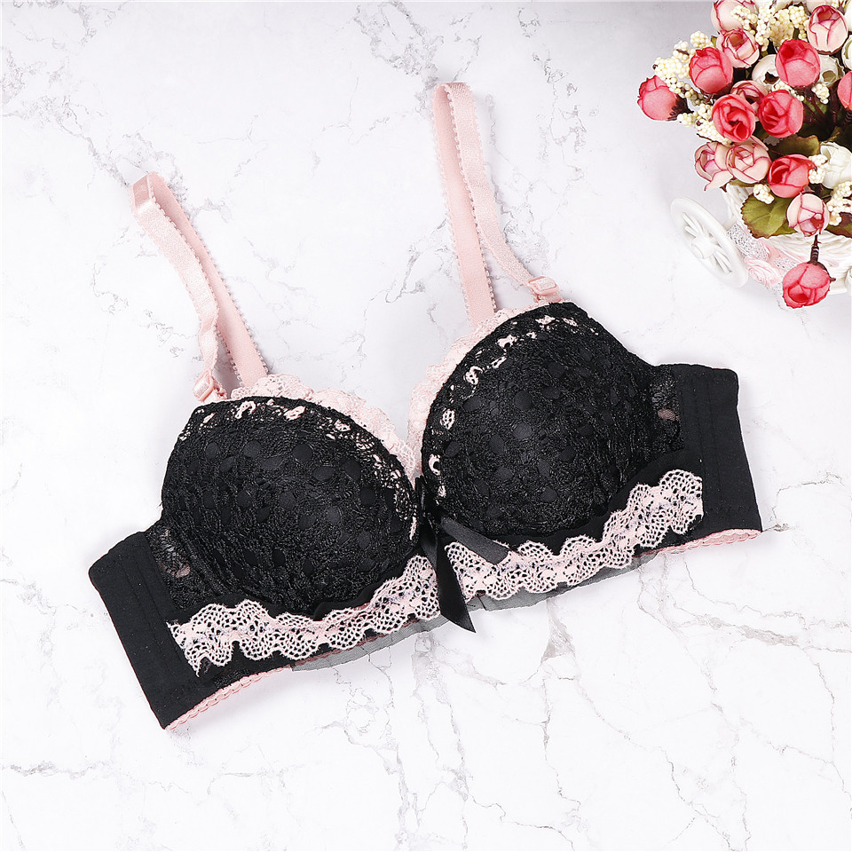 New Bra Woman Underwear Push Up Bra Lingerie Und Lace Bra Women Female Back Closure Lolita Brassiere