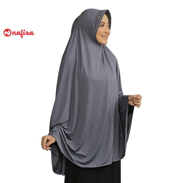 SIAPKIRIM Nafisa Ornella - Khimar Hijab Jilbab Instan Syar'i Jumbo Premium Bergo Cantik Pad Muslim