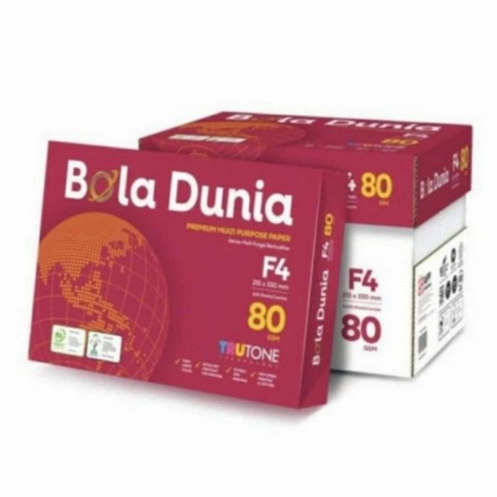 KERTAS HVS FOLIO 80 GR BOLA DUNIA