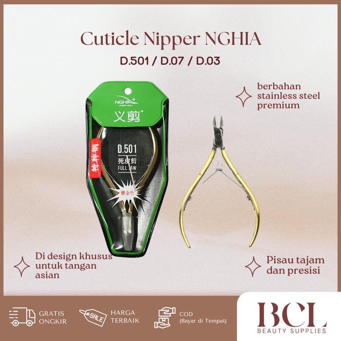 Nghia Nipper Full Jaw D-501 Cuticle Nipper