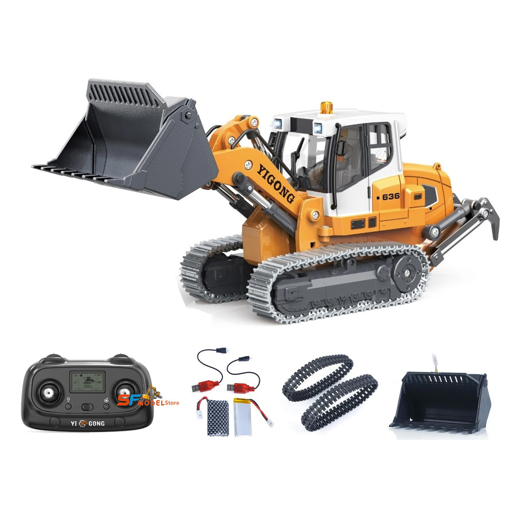 Rc Loader 1/50 636 Rc Loader Electric El Simulation Crawler Loader Desktop Remote Control Car